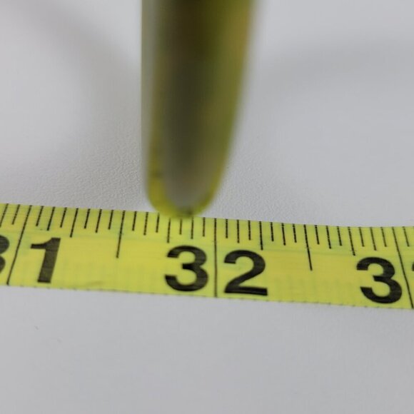 Vintage Bakelite Bangle Bracelet Green Moss 8 In 8.2 mm Wide - Picture 9 of 9